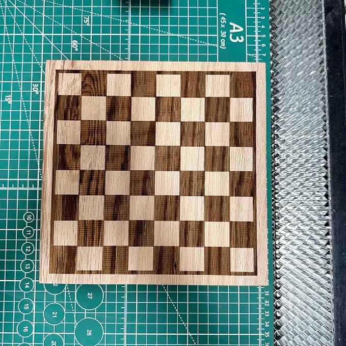 Checkerboard Stencils for Painting on Wood 11.8 Inch Reusable Canvas Checks - Image 4