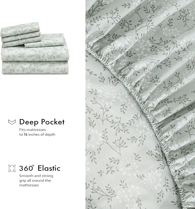 RUVANTI 6 Pcs Cotton Sheets - Image 7