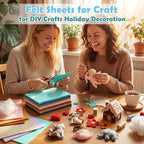 Tegeme 100 Pcs 8 x 12 Inches Felt Fabric Sheet - Image 5