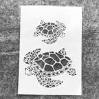 TIAMECH A4 Reusable Sea Turtle Stencil - Image 4