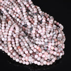 2mm 180pcs Pink Zebra Tiny Gemstone Beads by SongXi