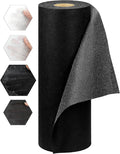 FIVEIZERO Medium Weight Black Iron-On Non-Woven Fusible Interfacing: 12in x by FIVEIZERO
