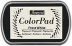 Jacquard ColorPad Archival Pigment Ink Stamp Pads- Frost White by Jacquard