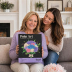 Unwynd Poke Art Hydrangea Flower Bouquet | Mess-Free Arts and Crafts - Image 2