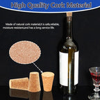 25Pack Cork Stoppers, Small Soft Wood Tapered Corks - Image 4