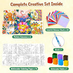 JoyCat Paint with Water Coloring Books & Shimmer Art | Art & Craft Activity - Image 5