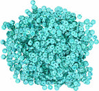 Mandala Crafts 6mm Cup Holographic Peacock Green Sewing Embroidery Sequins | - Image 2