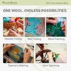 Desert Breeze Distributing 100% Natural Merino Wool Roving - Image 4