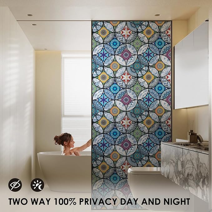 DKTIE Static Cling Decorative Window Film - Image 2