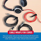 VELCRO Brand Reusable Cable Ties, 100 Pack 6 Inch, Cord & Cable Management - Image 6