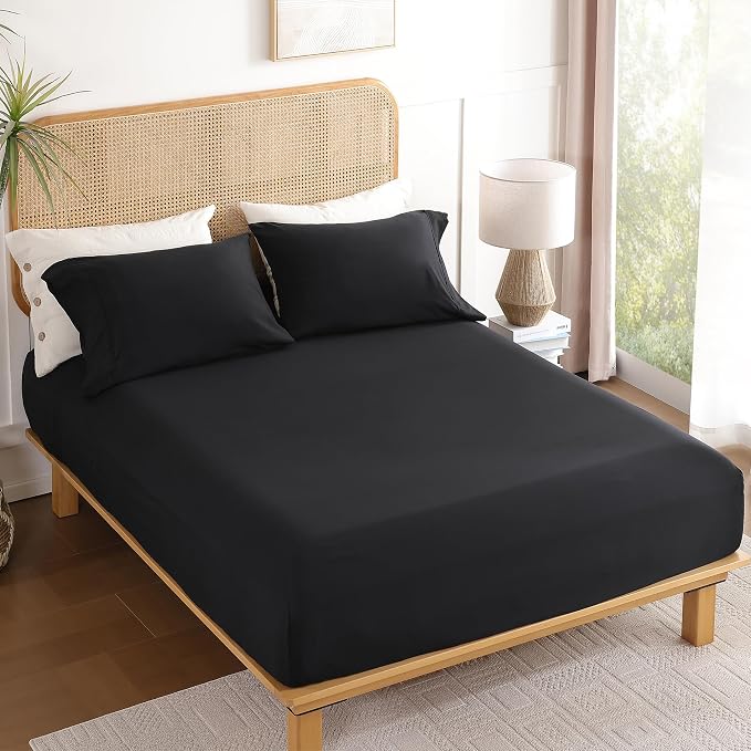 King Sheet Set 4 Piece, Wrinkle Free, Oeko-Tex Certified - Image 7