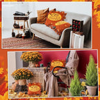 Chunful 6 Sets Thanksgiving Fall Tied Pillow Craft Kit DIY Give Thanks Pillow - Image 5