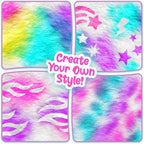 Canal Toys Airbrush Plush Refill Pack – 7 Color Airbrush Markers & 2 Stick-On - Image 5
