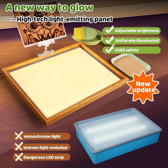 AtMini Sand Painting Light Box Light Table - Image 3
