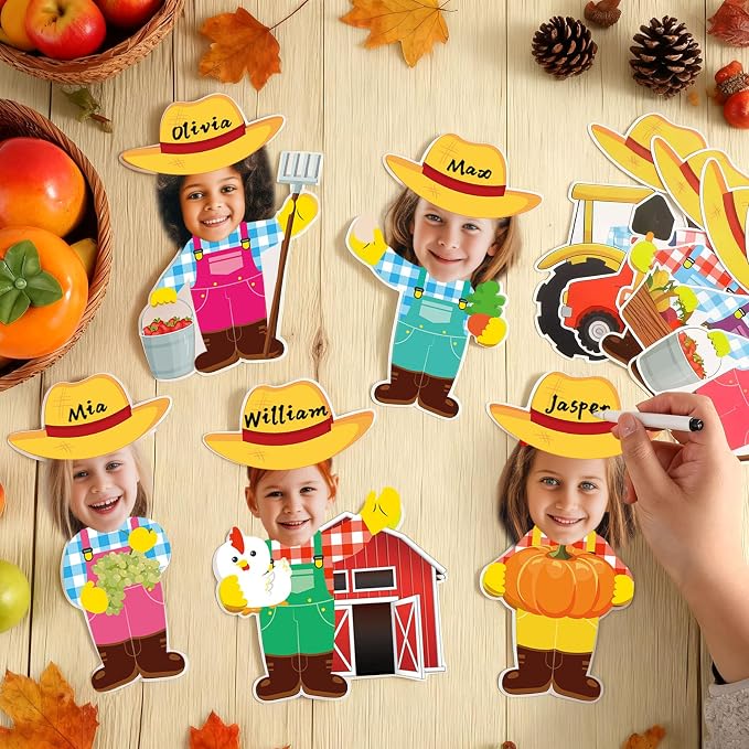 60pcs Farm Theme Cutouts Farmer - Image 4