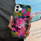ZHEGAILIAN Case for iPhone 16, Panther Leopard Flower Durable Shockproof - Image 6