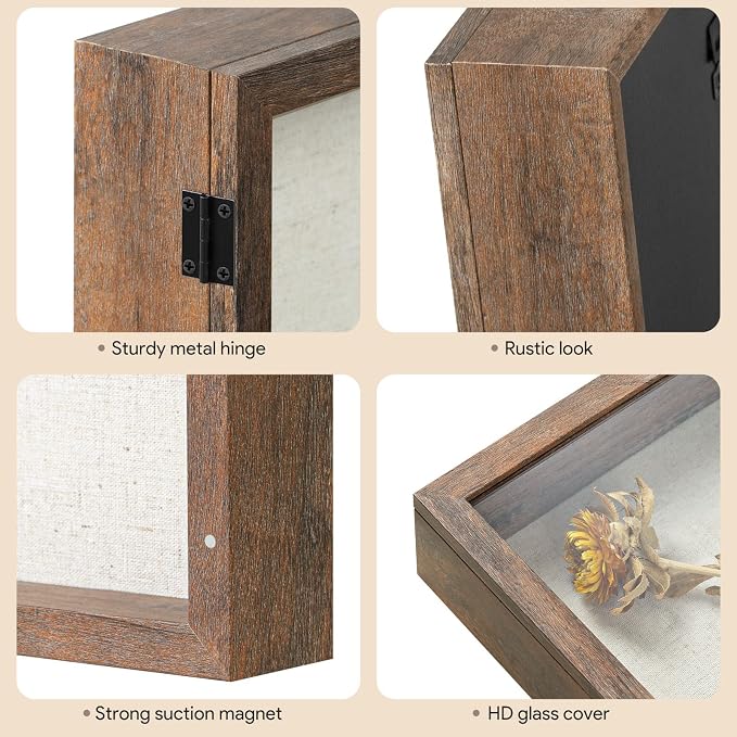 8x8 Shadow Box Frame with Linen Back - Image 2