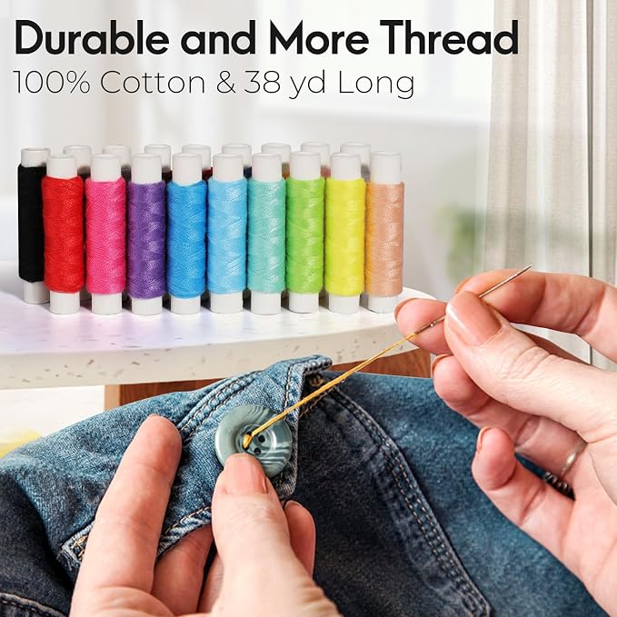 Coquimbo Sewing Kit Gifts for Adults Teen Grils Women Mom Grandma, Portable - Image 8