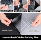HIDBEA Blackout Window Film, 100% Light Blocking Room Darkening Window Privacy - Image 7