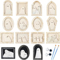 Simgoing 12 Set Wood Ghost DIY Frames Decorating Craft by Simgoing
