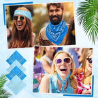 100 Pack Bandanas Unisex Paisley Bandanas Bulk Multi Purpose Cowboy Head Wrap - Image 2