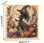 POETRYDRAW Halloween Decor Witch Moon Pearl Art Kit - Image 4