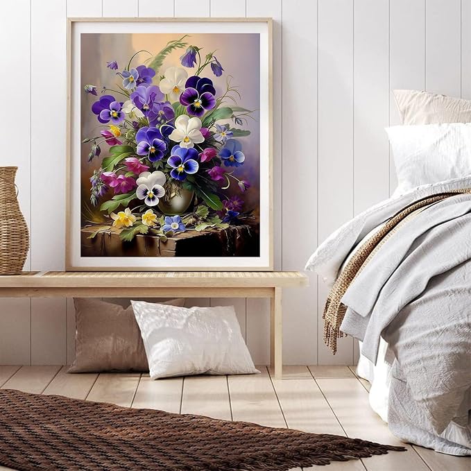 xackcme Paint by Numbers for Adults Flowers - Image 4