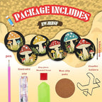 EWJRNSF 6 PCS 5D Diamond Painting Coasters Kits - Image 2