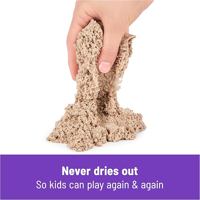 Kinetic Sand Folding Sandbox Set, Moldable Play Sand Sensory Toys, Ages 3+ - Image 5