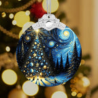 Christmas Ornaments 2025 Faux Stained Glass Effect, Christmas Tree Ornaments - Image 7