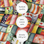 100% Cotton Fabric by the Yard – Turkish Quality Quilting & Sewing Fabric - Image 6
