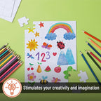 Mr. Pen- Blank Puzzle, 36 Pack, 48 Pieces/Pack, 8.5" x 11", Arts & DIY Crafts - Image 5