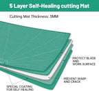 Headley Tools Thickened 36 x 48 Inch Self Healing Sewing Cutting Mat, A0 Rotary - Image 3