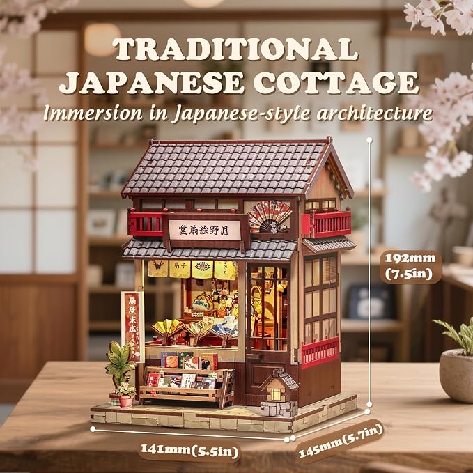 Cutefun Book Nook Kits for Adults, DIY Miniature Dollhouse Booknook Kit - Image 2