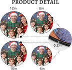 Custom Family Photo Suncatcher, Personalized Faux Stained Glass Window Hanging - Image 2