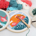 Sukhumvit 8PCS Punch Needle Coaster Kit, Beginners Adults Punch Needle Set - Image 5