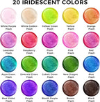 ARTME Iridescent Acrylic Paint Set, 20 Chameleon Colors in 8.45 oz/250ml Bottles - Image 2