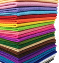 flic-flac 28pcs 12 x 12 inches 1.4mm Thick Soft Felt Fabric Sheet Assorted by flic-flac