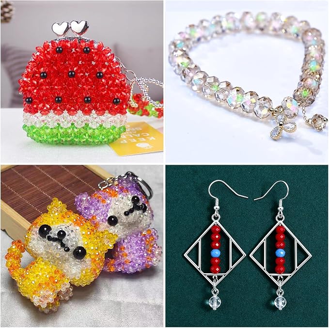 1000pcs 4mm Crystal Glass Beads - Image 5