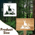 50 PCS Animal Painting Stencils Reusable Animal Stencils - Image 2