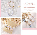 ADIIL 7200pcs Clay Beads Bracelet Making Kit, 6mm Polymer Heishi Beads - Image 5