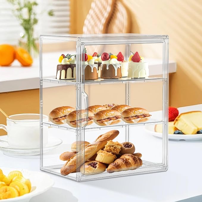 Attelite Pastry Display Case, Large Bread Box - Image 5