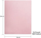 Aida Cloth 14 Count Cross Stitch Fabric, 19×28inch | Cotton Embroidery Cloth - Image 2