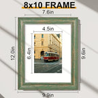 Vittanly 8x10 Picture Frames Set of 2, Ornate Vintage Photo Frame - Image 2