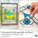 Gallery Glass Holiday Stained Glass Paint Kit, 8 Piece Set Perfect - Image 6