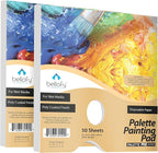 Bellofy 2X Disposable Palette Paper 9x12 Inches | Mess-Free Paper Artist Palette by Bellofy