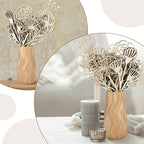 RattanView 36 Pcs Wooden Wildflower Decor Set Wood Flowers Cutout Signs - Image 5
