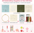 ZenHues Embroidery Kit for Beginners Adults - Image 6