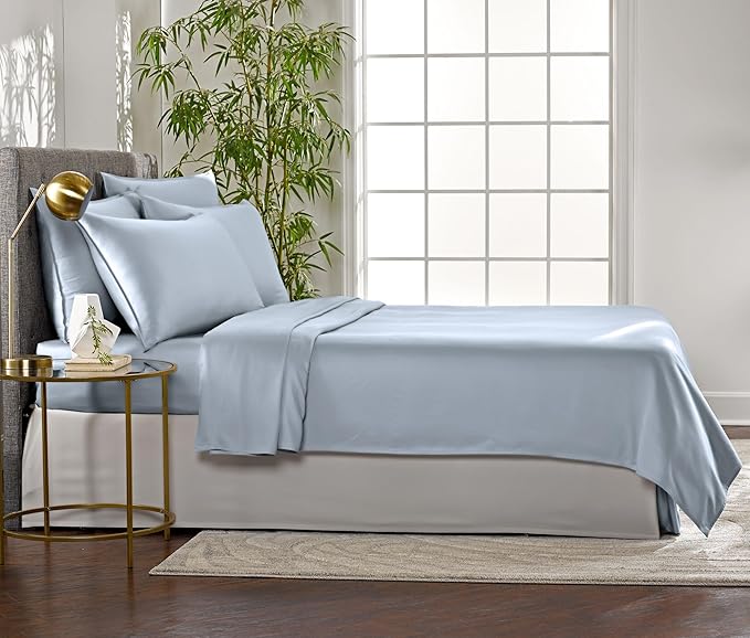Pure Bamboo King Sheets, Genuine 100% Organic Viscose Derived from Bamboo Bed - Image 4