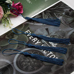 VAPKER 100 Pieces Dark Teal Color 13cm/5-Inch Silky Handmade Soft Tassels Floss - Image 5